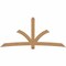 Ekena Millwork Davenport Timber Gable Bracket, Western Red Cedar, 108"W x 49"H x 3 1/2"D x 5 1/2"F, 11/12 Pitch GBW108X49X0406DAV00SWR - alternate 1